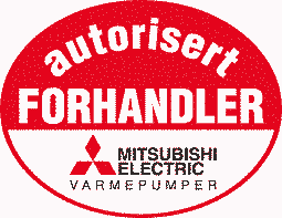 Mitsubishi Autorisert Mitsubishi varmepumpe forhandler